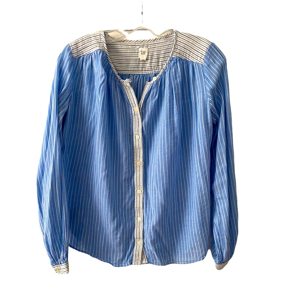 Soft Cotton Peasant Top